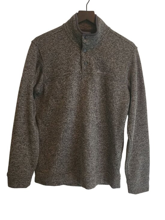 Eddie Bauer Other - Eddie Bauer Fleece Mock Neck snap pull over Mens size Medium